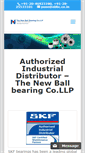 Mobile Screenshot of newballbearing.com