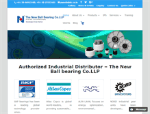Tablet Screenshot of newballbearing.com